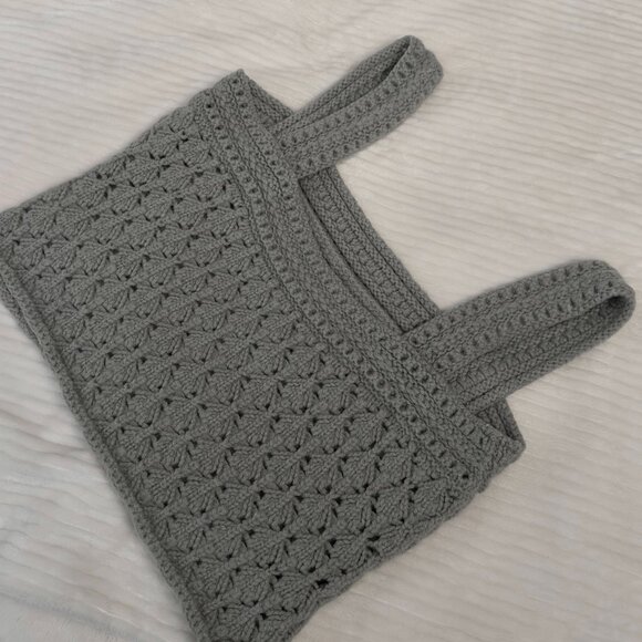 Vince Green Artichoke Cropped Squareneck Tank Top Cami Size Medium - Picture 6 of 10